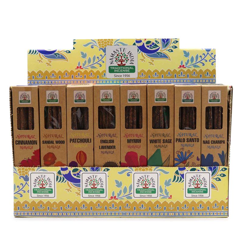 Naturlig Botanisk Masala Rökelse - Startpaket (6x8 Dofter)