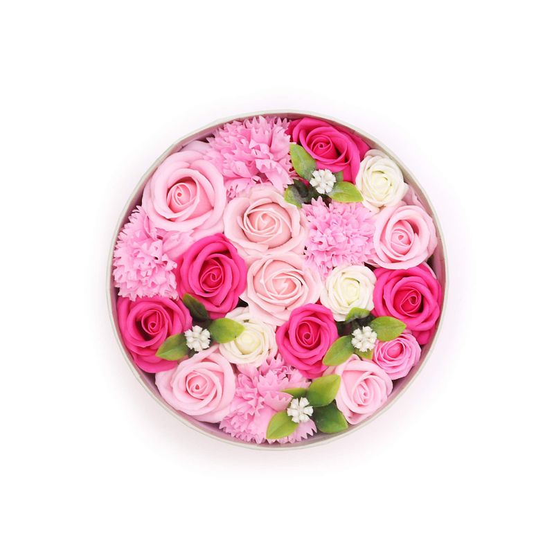 Rund Ask - Baby Shower - Rosa