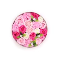 Rund Ask - Baby Shower - Rosa