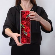 Lång Ask - Klassiska Röda Rosor