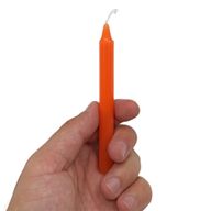 Magiska Ljus för Manifestation (12 st) - Orange - Sakralchakrat