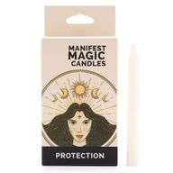Magiska Ljus för Manifestation (12 st) - Elfenben - Skydd