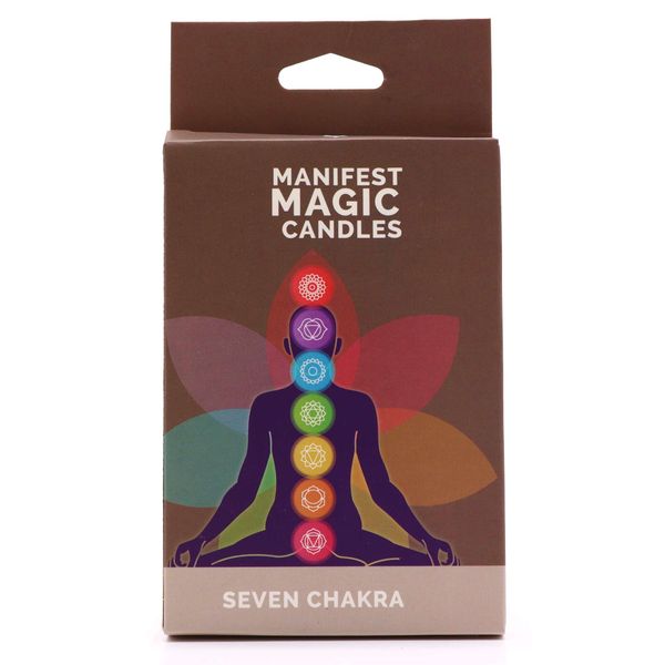 Sju Chakra Ljus för Manifestation (7 st)