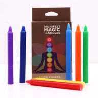 Sju Chakra Ljus för Manifestation (7 st)