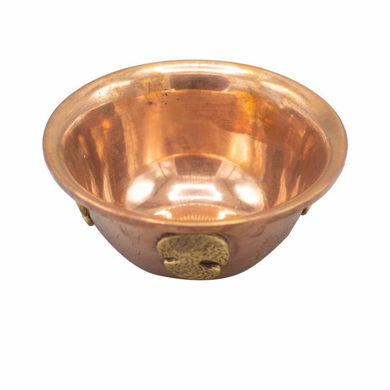 Ritualskål i Koppar med Livets Träd 12x5cm