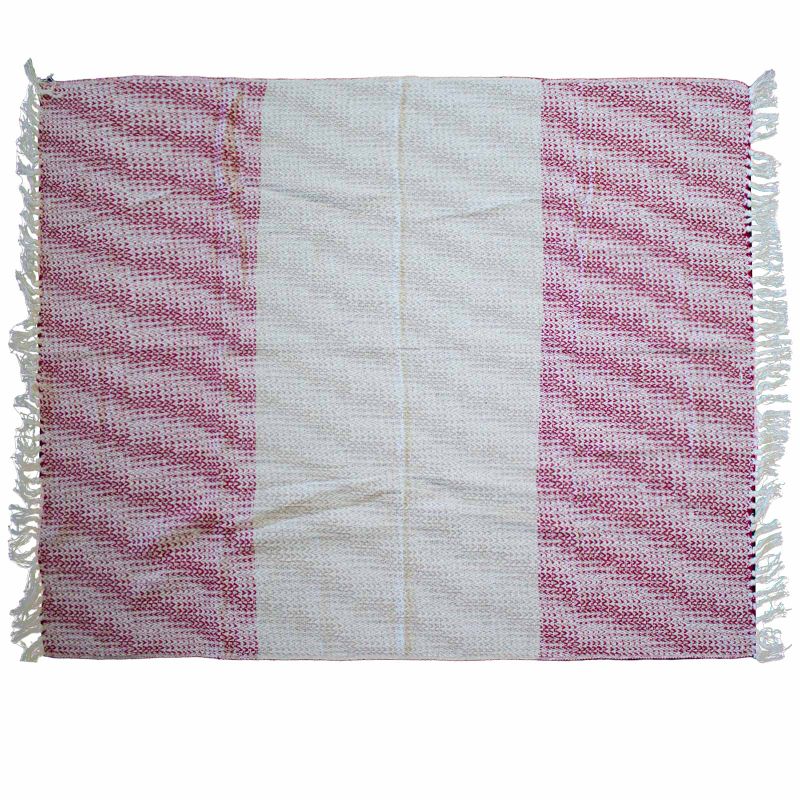 Boho Bekvämt Överkast - 125x150cm - Rubin Tvåfärgad