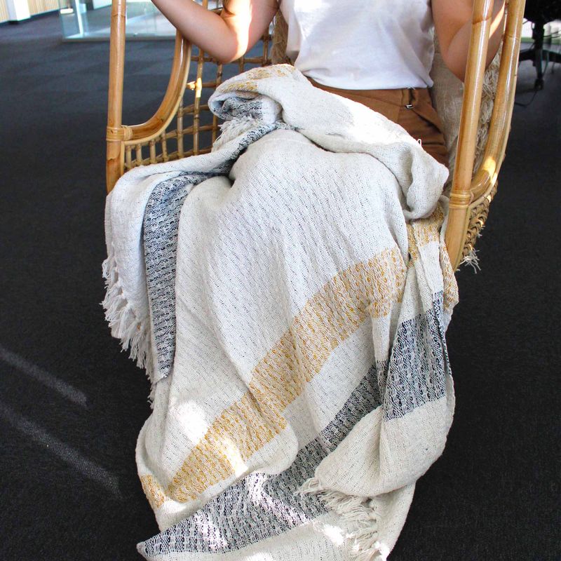Boho Bekvämt Överkast - 125x150cm - Lugn Mattala