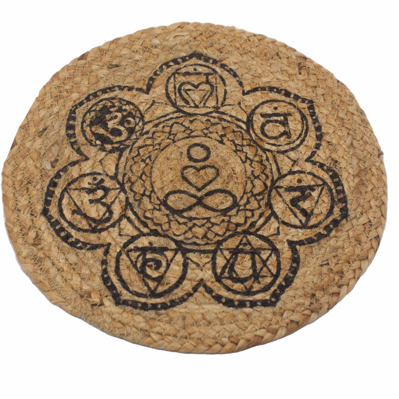 Naturligt Tallriksunderlägg - Jute 30cm - Chakra