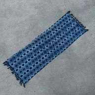 Handgjord Indigo-Löpare - 170x60cm - Heerak Mönster