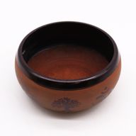 Jordpulver Klangskål Lerfärg 16cm - Om Buddha