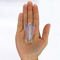 Handsnidad Ädelstensängel - Opalit
