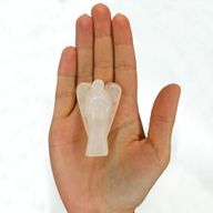 Handsnidad Ädelstensängel - Stenkvarts