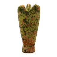 Handsnidad Ädelstensängel - Unakit