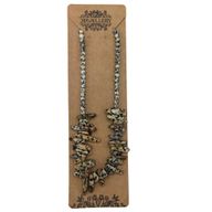 Halsband med Långa Ädelstenar - Dalmatisk Sten