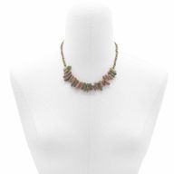 Halsband med Långa Ädelstenar - Unakit