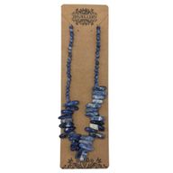 Halsband med Långa Ädelstenar - Sodalit