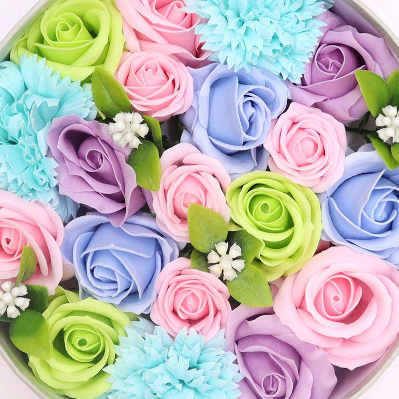 Rund Ask - Baby Shower - Blå