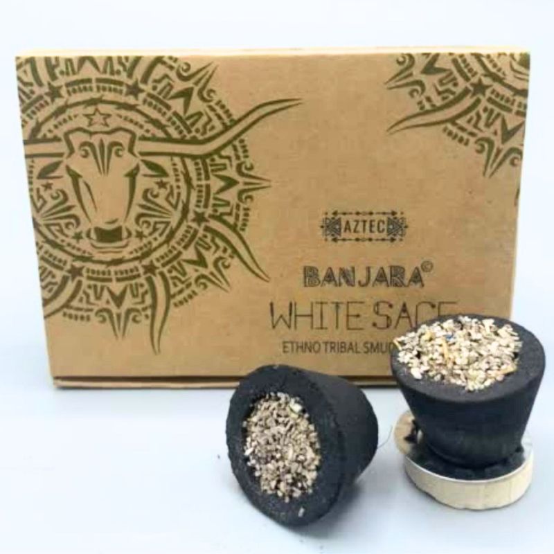 Banjara Hartskoppar - Vit Salvia