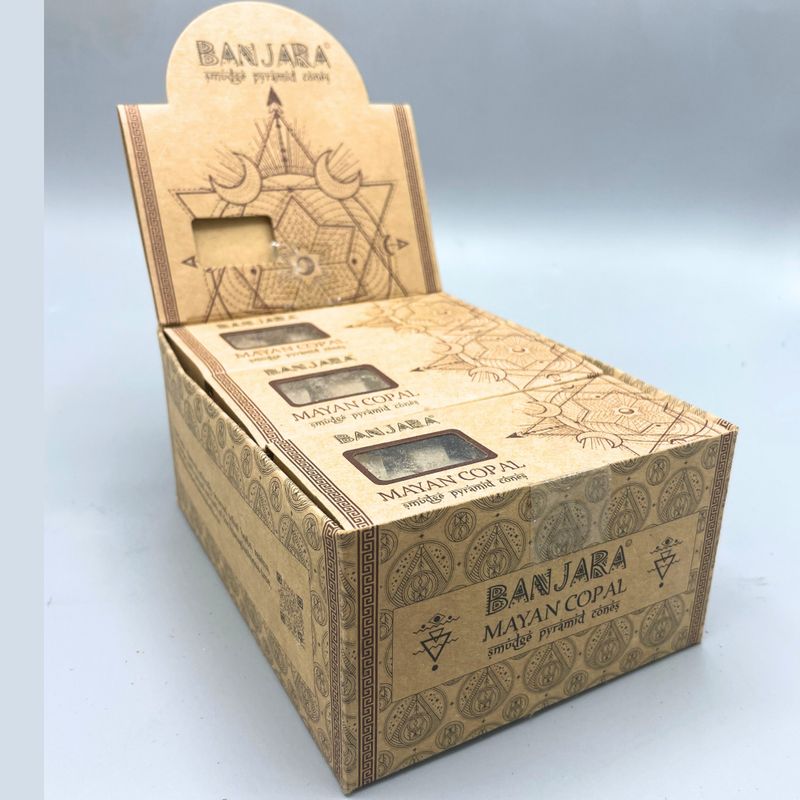 Banjara Pyramidformade Rökelsekoner - Maya-kopal