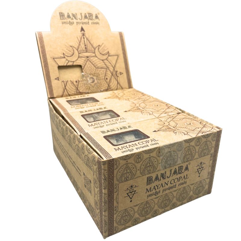 Banjara Pyramidformade Rökelsekoner - Maya-kopal