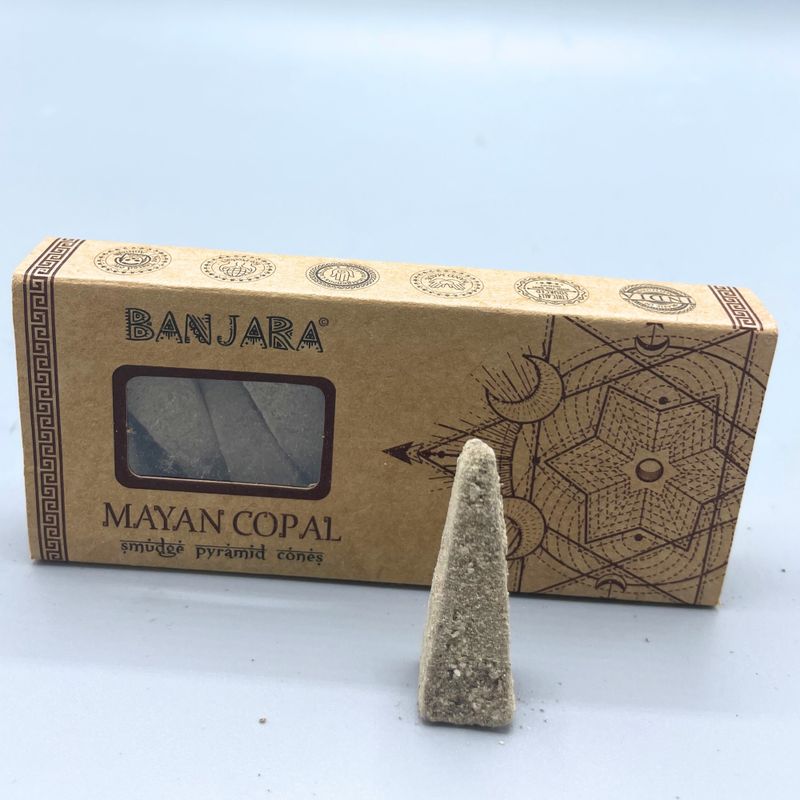 Banjara Pyramidformade Rökelsekoner - Maya-kopal