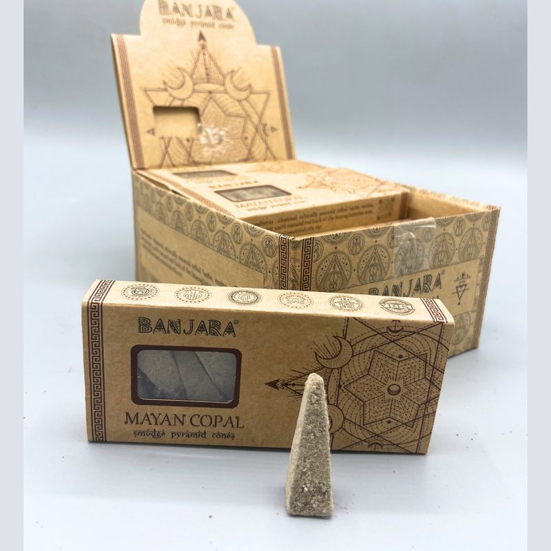 Banjara Pyramidformade Rökelsekoner - Maya-kopal