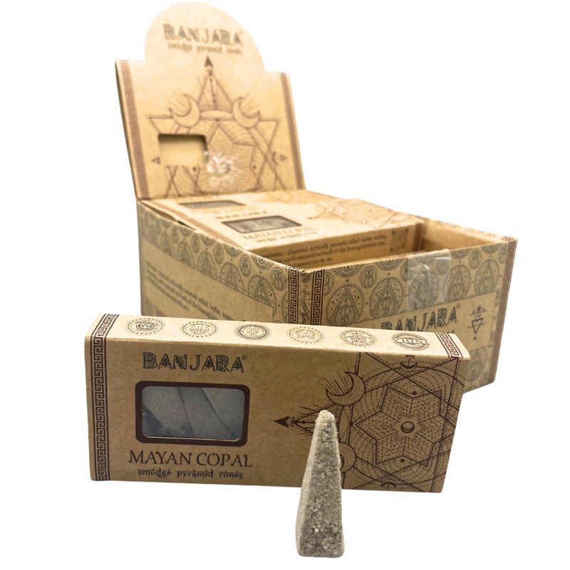 Banjara Pyramidformade Rökelsekoner - Maya-kopal