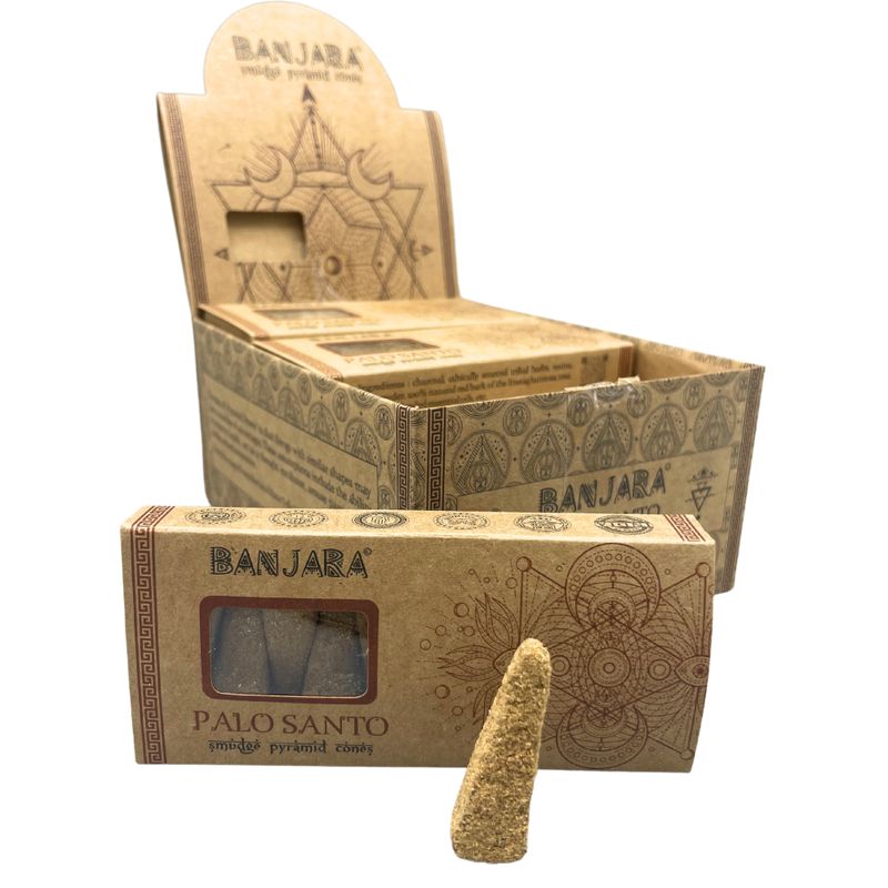 Banjara Pyramidformade Rökelsekoner - Palo Santo