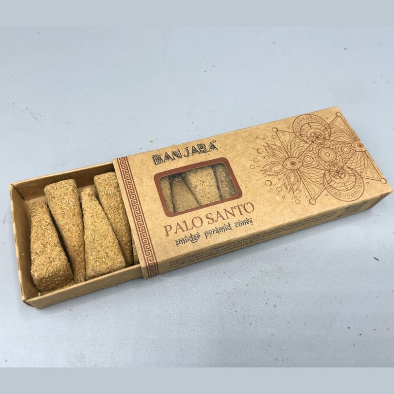 Banjara Pyramidformade Rökelsekoner - Palo Santo