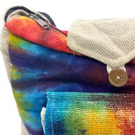Skolväska med Framficka av Hampa - Batik