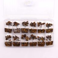 Mini Ädelstensträd med Orgonitbas - Tigeröga (15 Stenar)