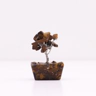 Mini Ädelstensträd med Orgonitbas - Tigeröga (15 Stenar)