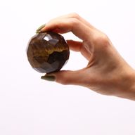 Facetterad Helande Boll & Stativ - Tigeröga