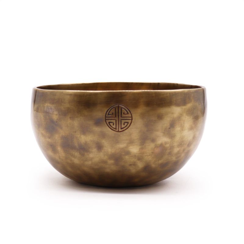Stor Nepalesisk Måneskål (ca 850g) - 17cm