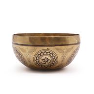 Tibetansk Helande Skål Graverad 16cm - 7 Chakra