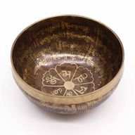 Tibetansk Helande Skål Graverad 16cm - Mantra
