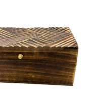 Vintage Dekorativ Mångsidig Låda - 22x12x10cm - Antika Linjer