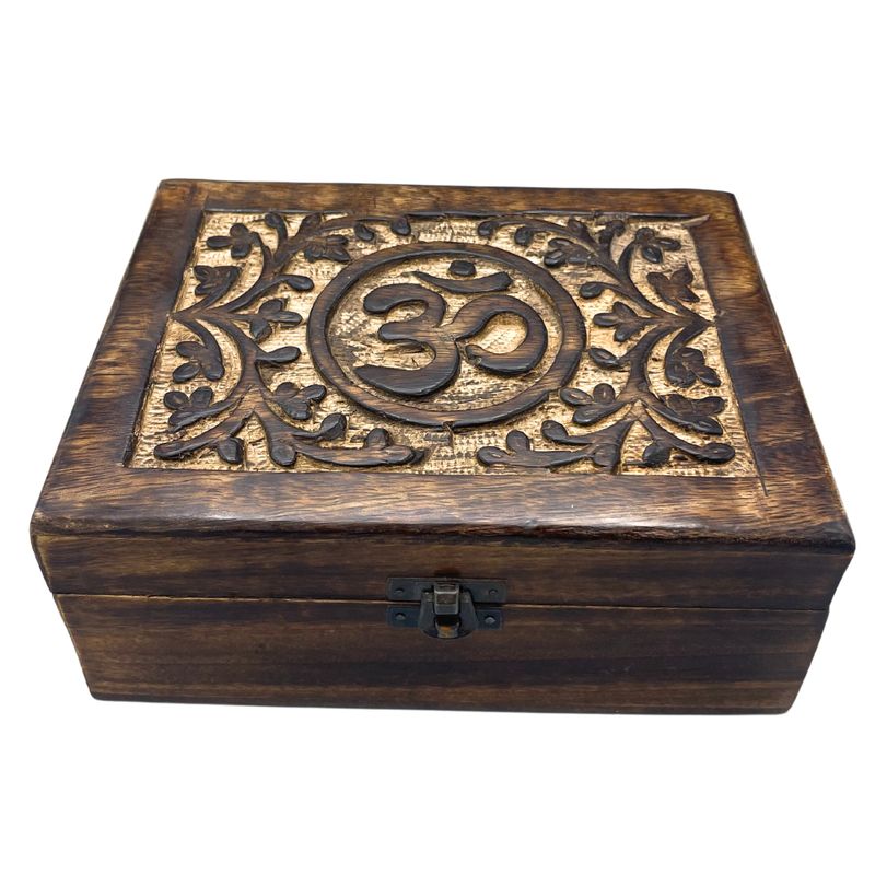 Stor Minneslåda i Trä 20x15x7.5cm -  Om