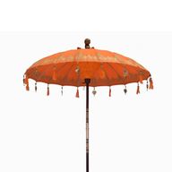 Bali Parasoll till Uteplats - Bomull - Orange - 2m