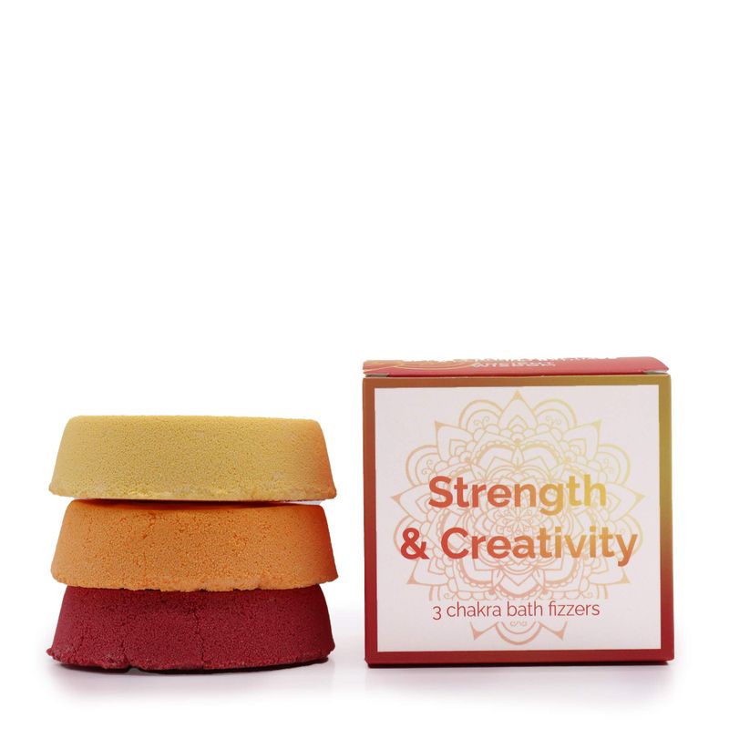 Chakra Brusande Badtablett - Litet Paket - Styrka & Kreativitet