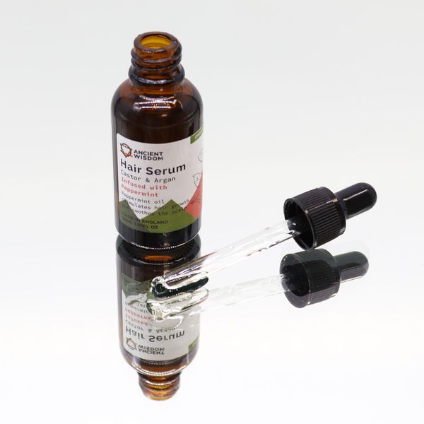 Ekologiskt Hårserum 30ml - Pepparmynta