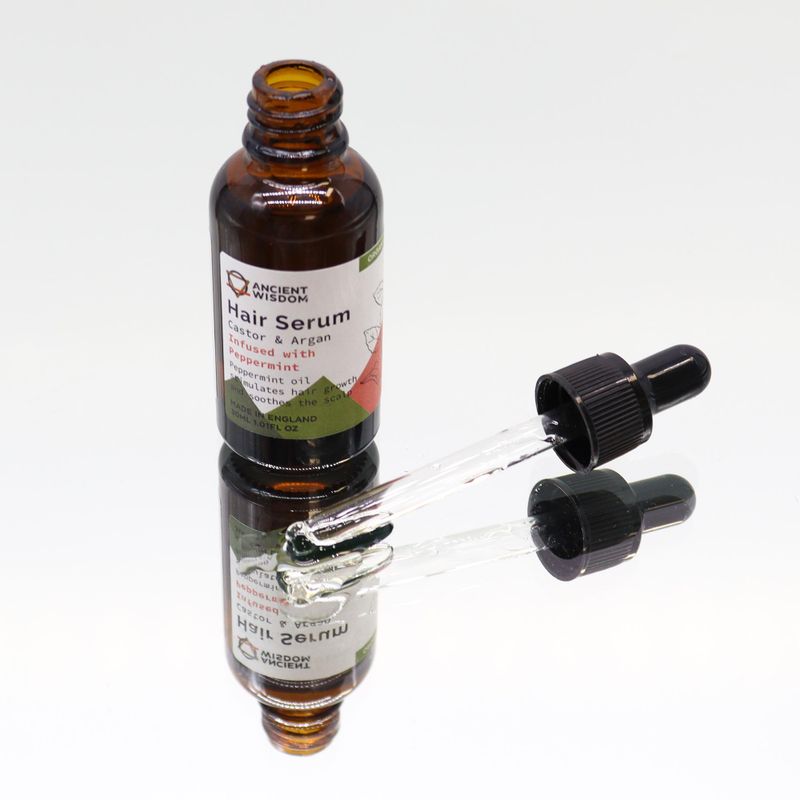 Ekologiskt Hårserum 30ml - Pepparmynta