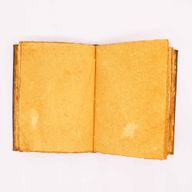 Stor Kaffefärgad Anteckningsbok - Uggla i Zink (26x18cm) - 200 sidor