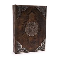 Stor Brun Anteckningsbok - Pentagon i Zink (26x18cm) - 200 sidor