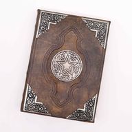 Stor Brun Anteckningsbok - Pentagon i Zink (26x18cm) - 200 sidor