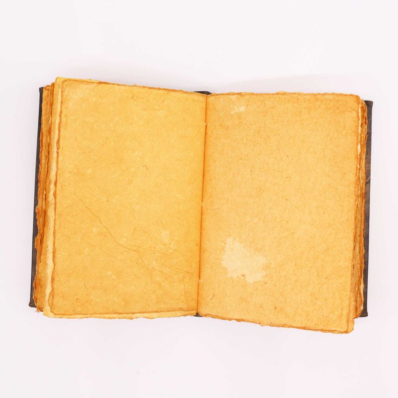 Stor Brun Anteckningsbok - Pentagon i Zink (26x18cm) - 200 sidor