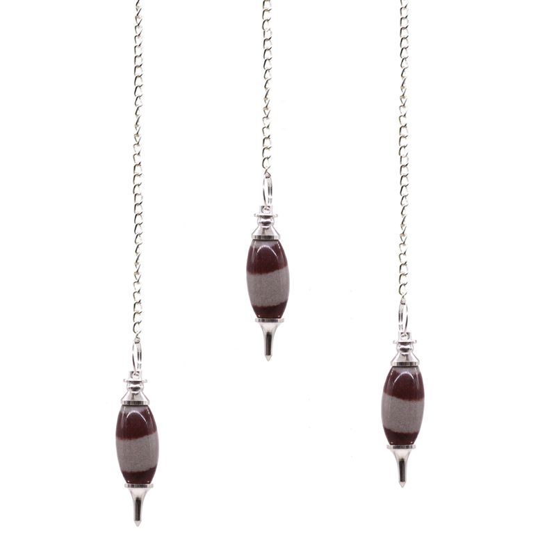 Shiva Lingam Pendel med Spets
