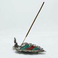 Tibetansk Rökelsehållare - Buddha-Löv
