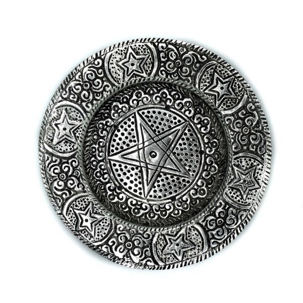Rökelsehållare i Polerat Aluminium - Pentagon 11.5cm
