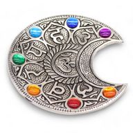 Rökelsehållare - Sju Chakra Måne 11.5cm